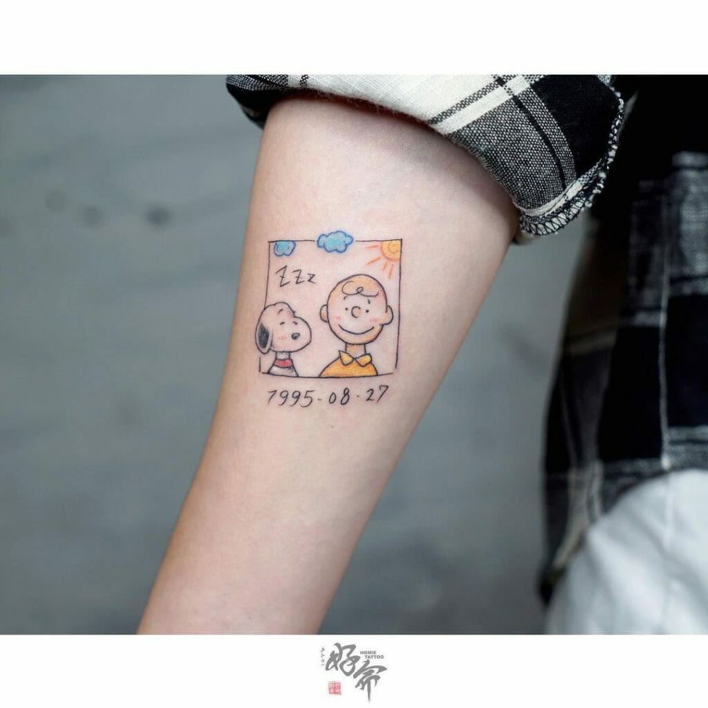 Snoopy tattoo ideas 0055