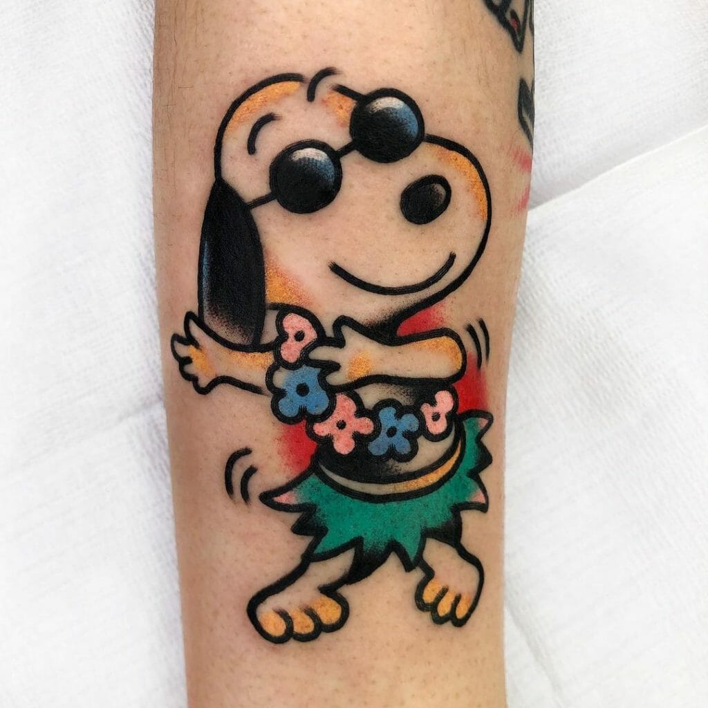 Snoopy tattoo ideas 0064