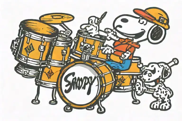 Snoopy tattoo ideas 0066