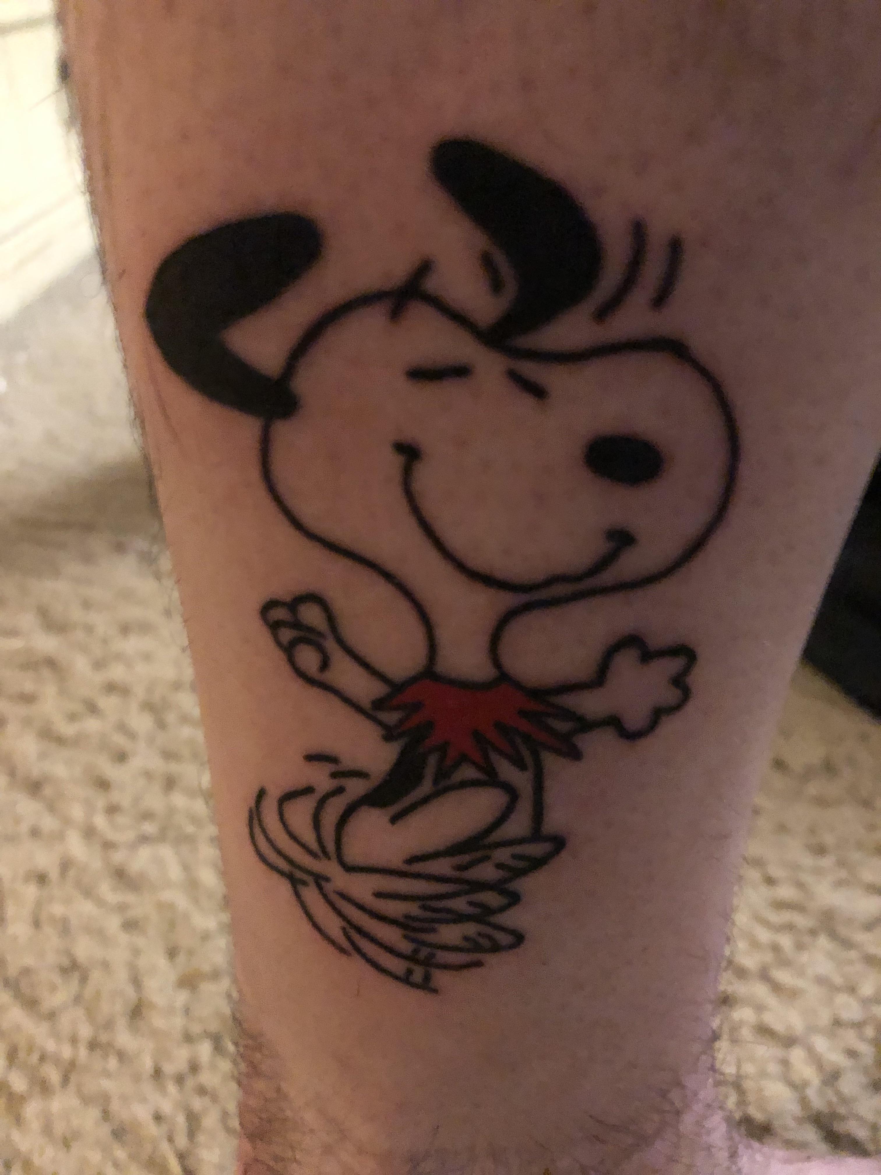 Snoopy tattoo ideas 0067