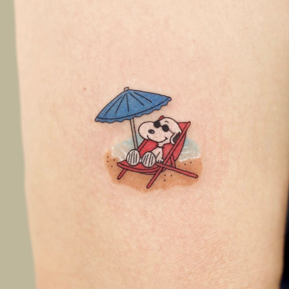 Snoopy tattoo ideas 0068