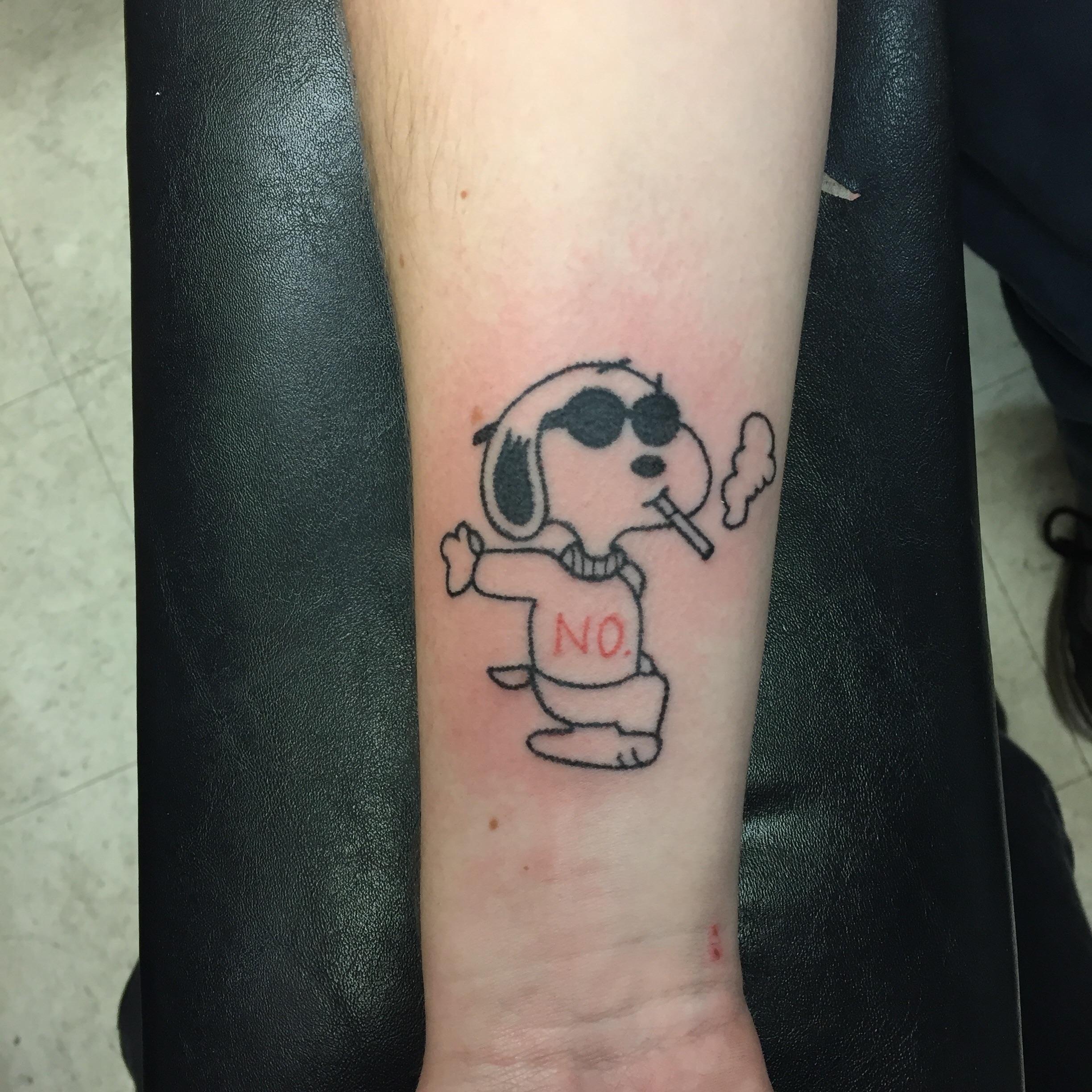 Snoopy tattoo ideas 0070