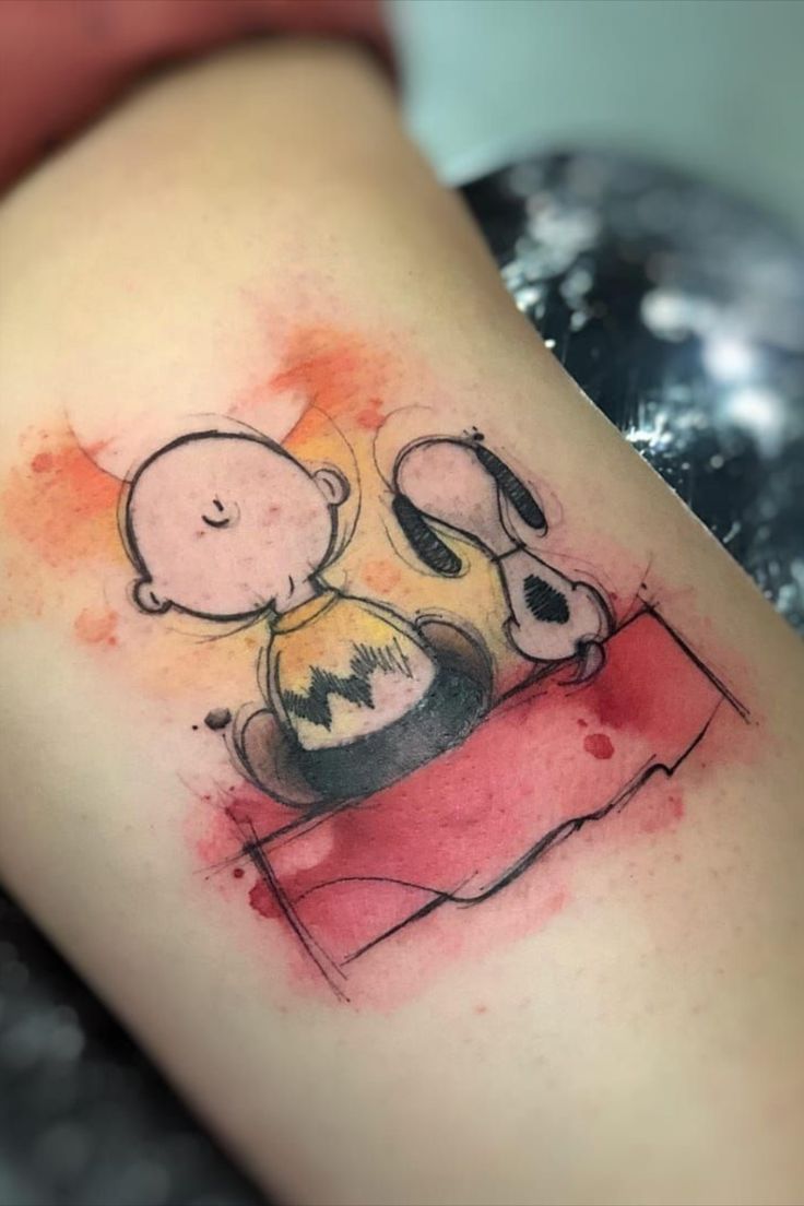 Snoopy tattoo ideas 0073