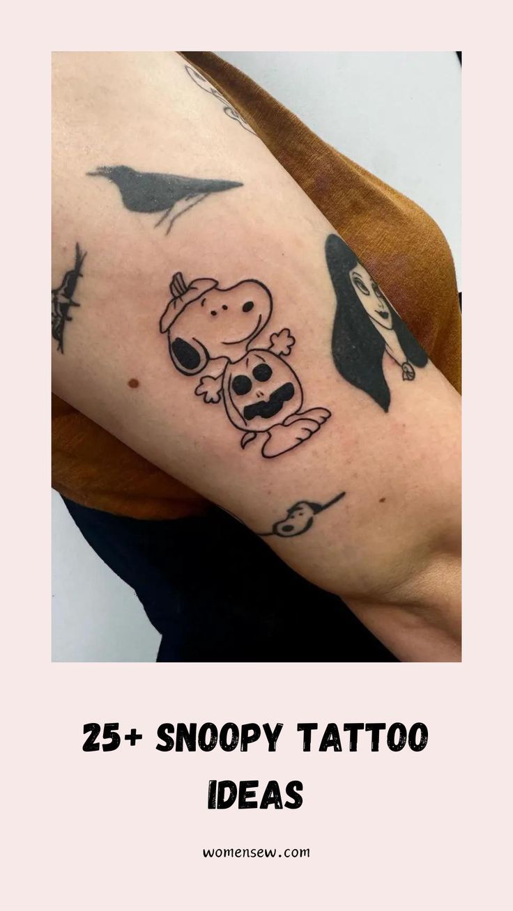 Snoopy tattoo ideas 0076