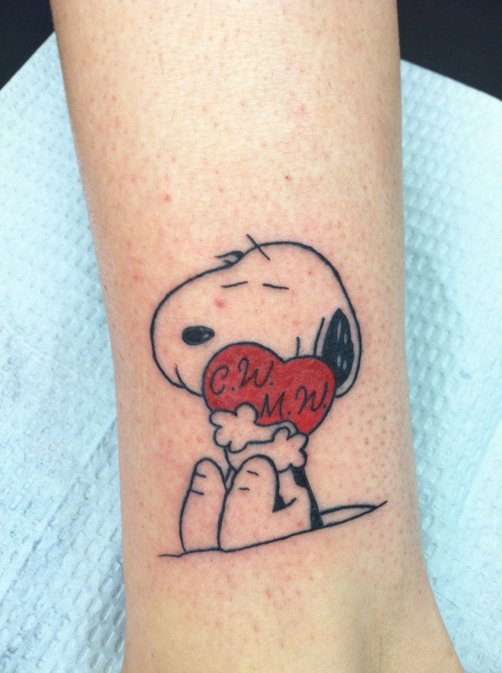 Snoopy tattoo ideas 0078