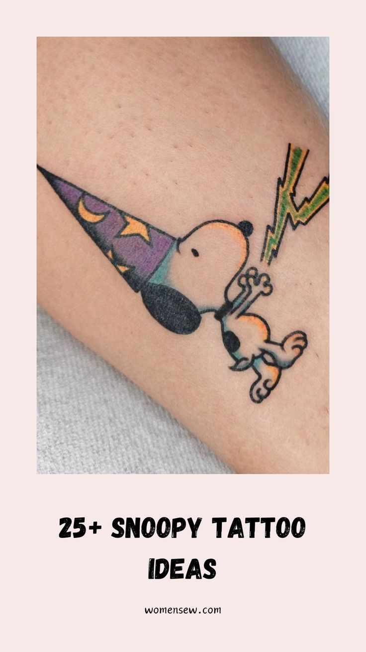 Snoopy tattoo ideas 0081