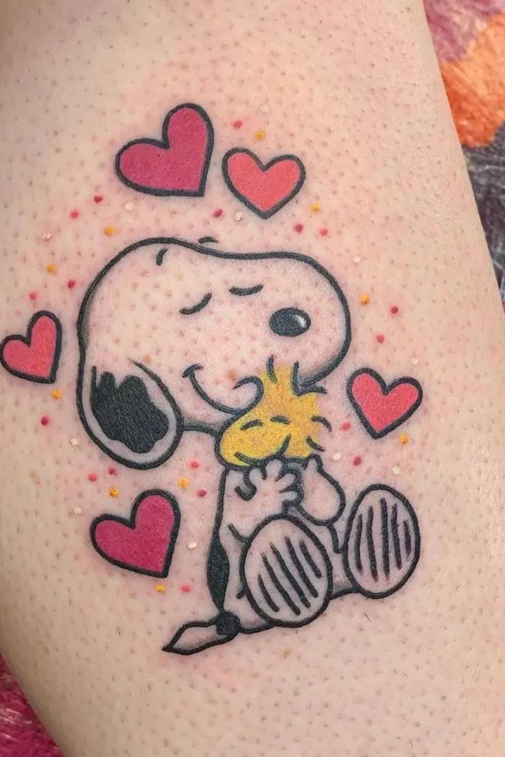 Snoopy tattoo ideas 0088