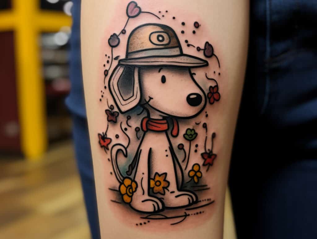 Snoopy tattoo ideas 0094