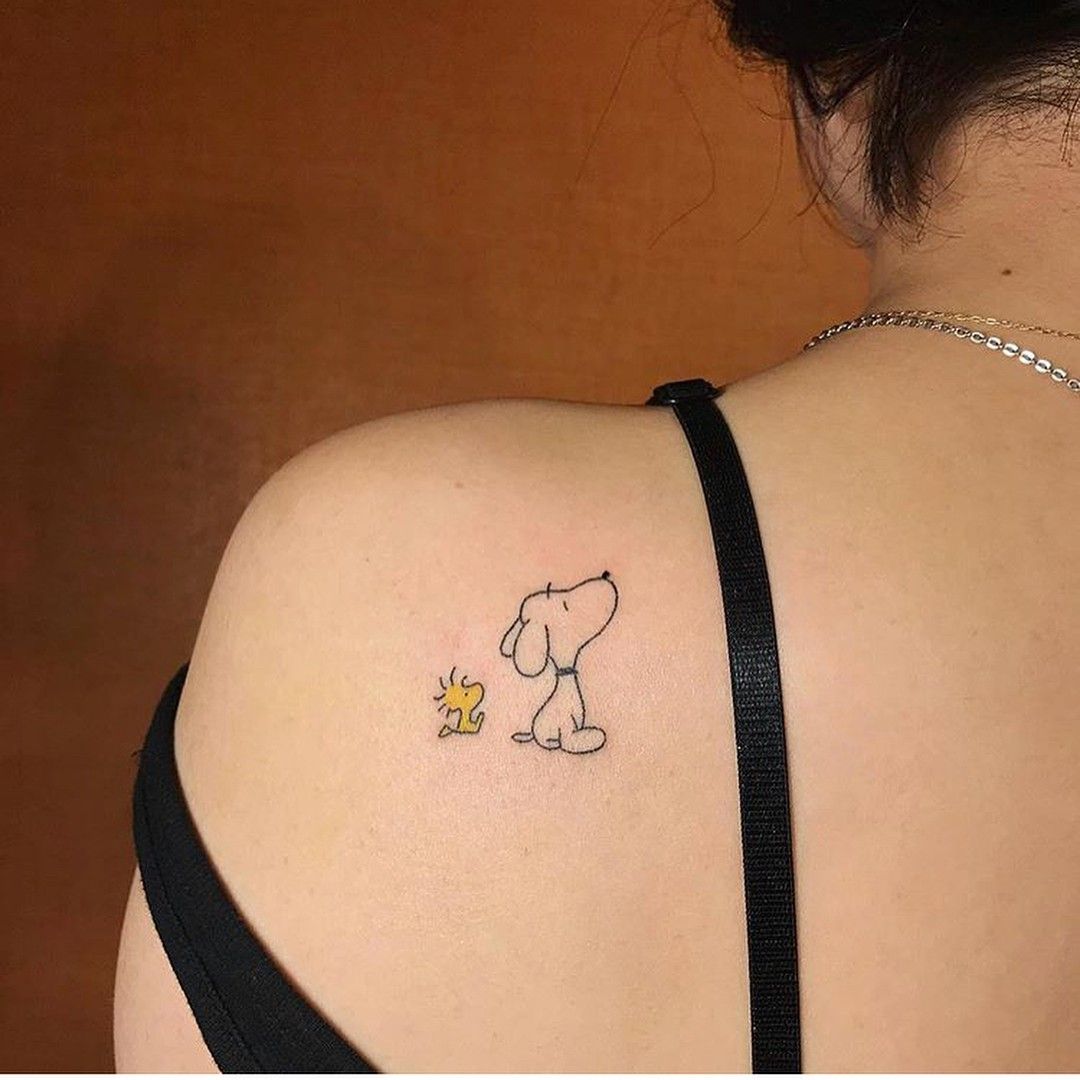 Snoopy tattoo ideas 0095