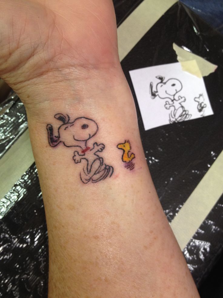 Snoopy tattoo ideas 0099