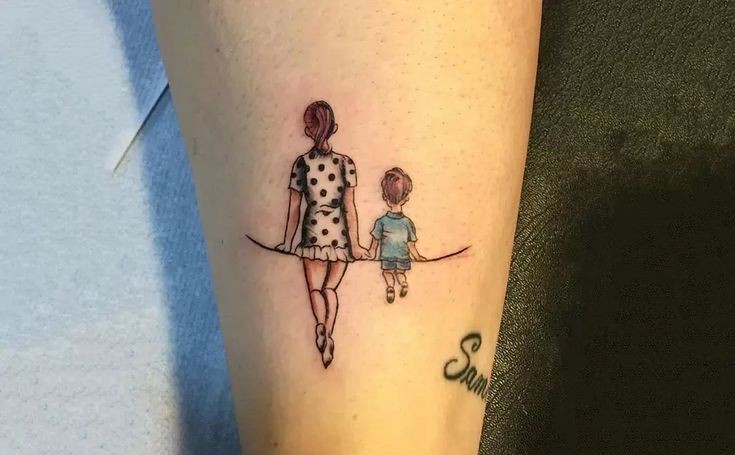 son and mother tattoos ideas 0061