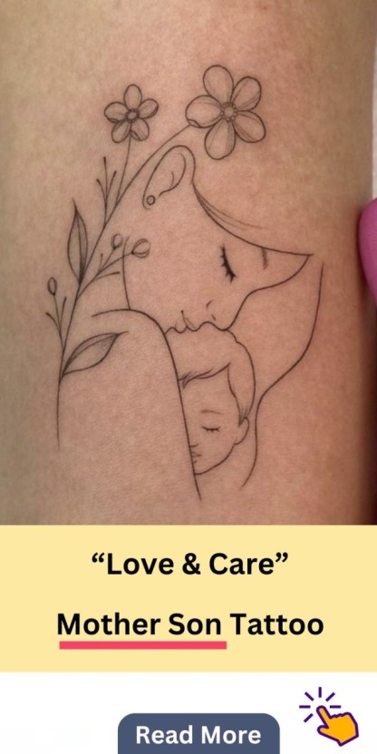 son and mother tattoos ideas 0066