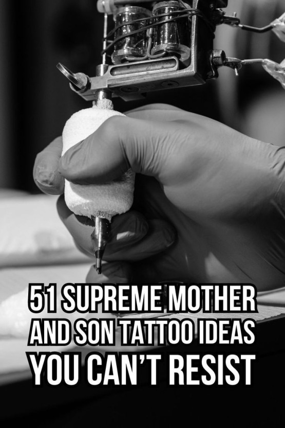 son and mother tattoos ideas 0067