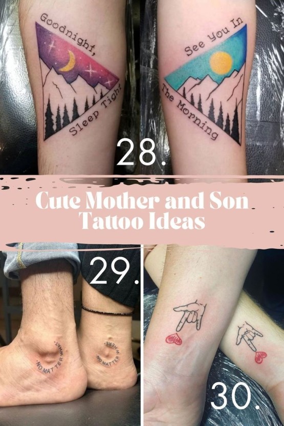 son and mother tattoos ideas 0099