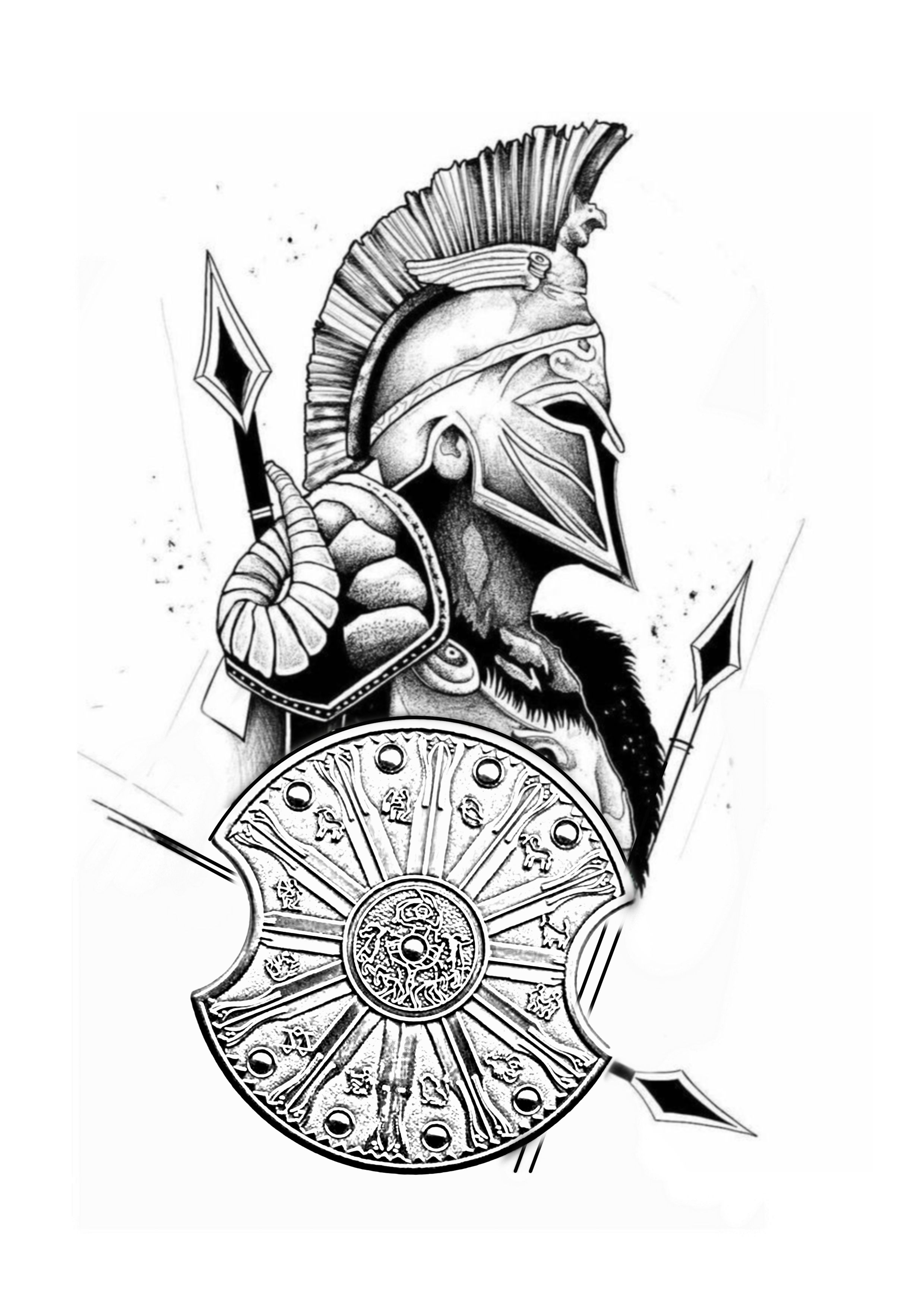 spartan tattoo ideas 0012