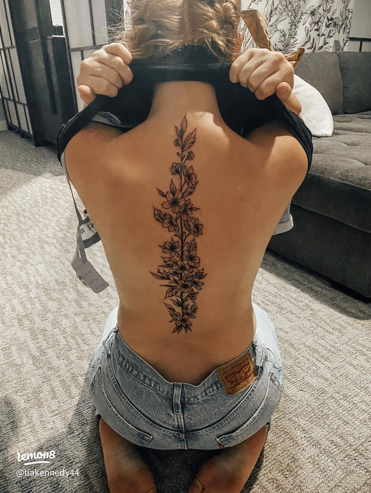 tattoo ideas on spine 0075