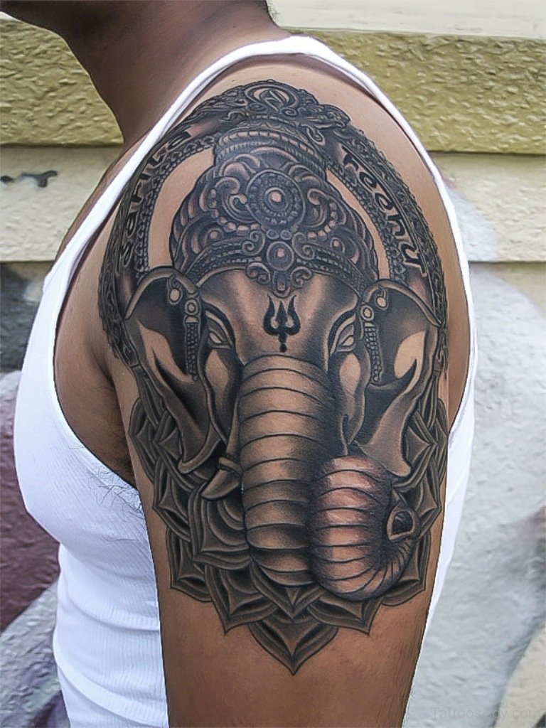 spiritual Ganesha tattoo ideas for inner peace