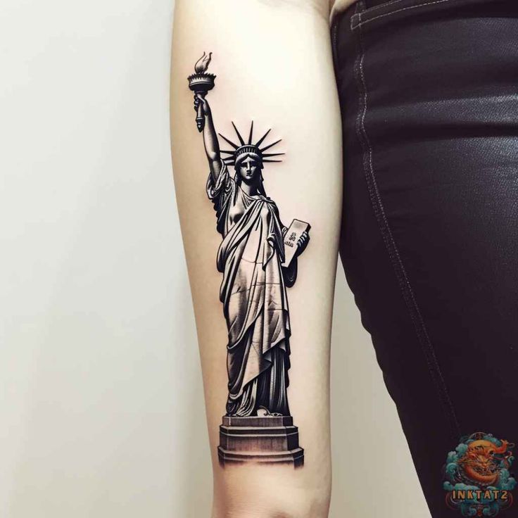 Statue of Liberty tattoo designs