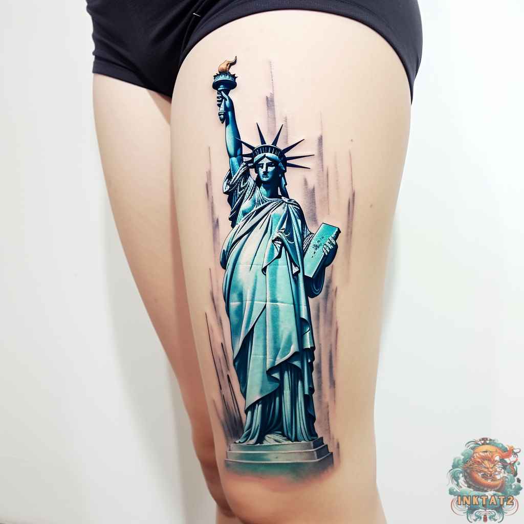 Statue of Liberty Tattoo Ideas 0013