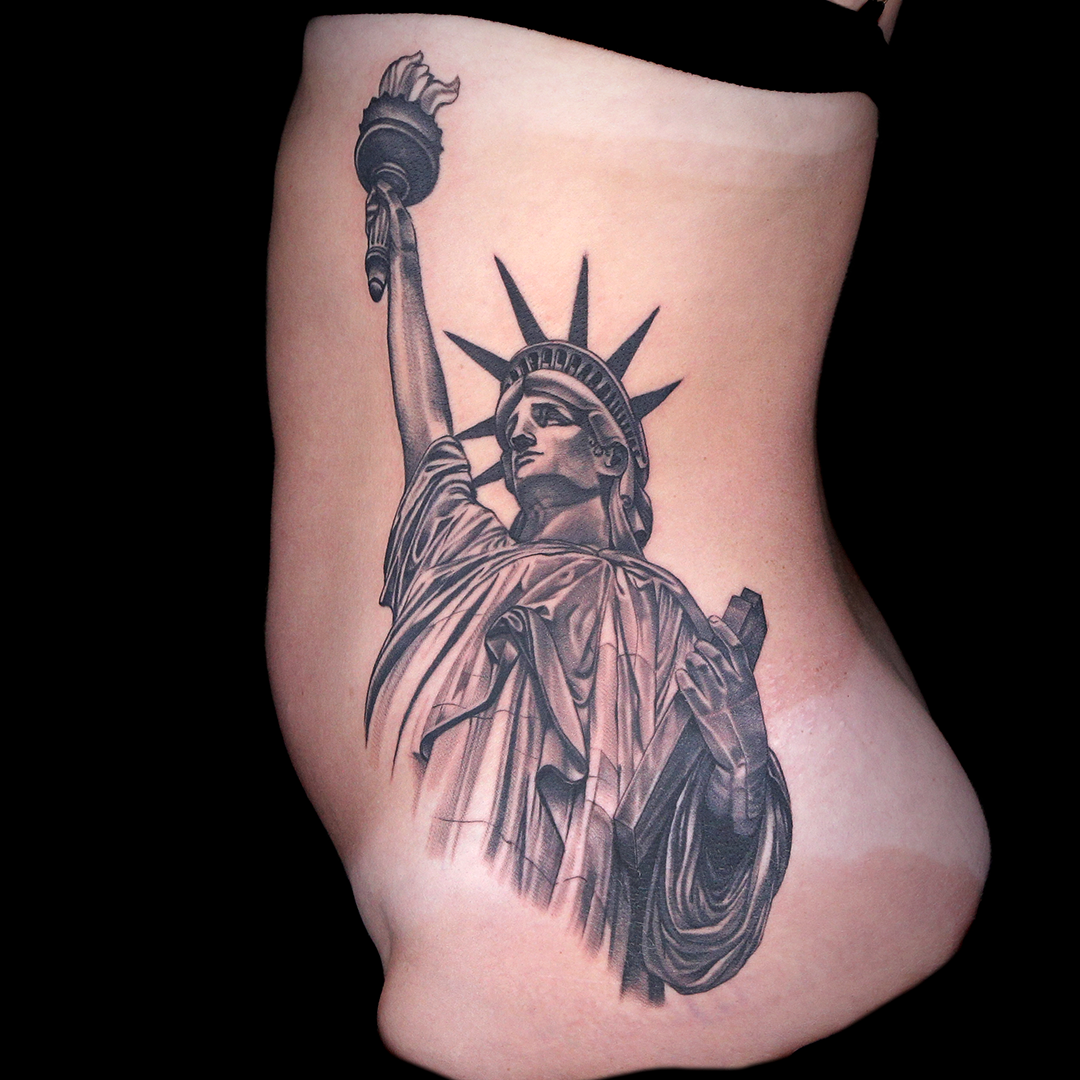 Statue of Liberty Tattoo Ideas 0018