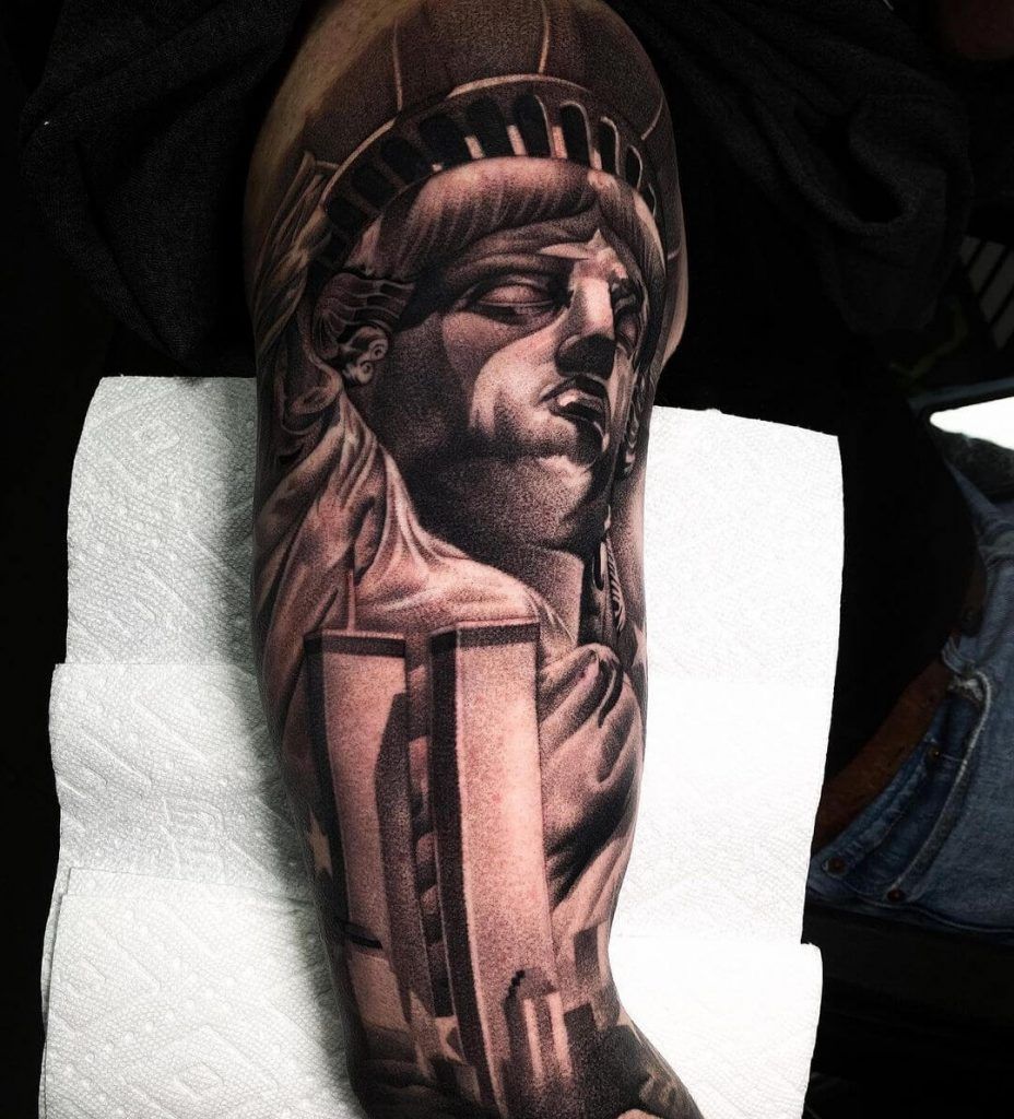 Statue of Liberty Tattoo Ideas 0019