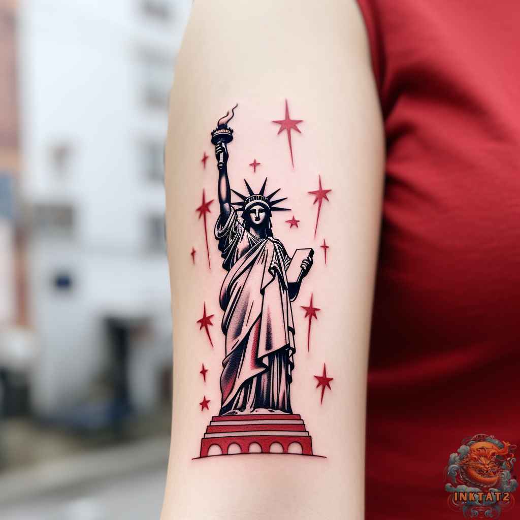 Statue of Liberty Tattoo Ideas 0022