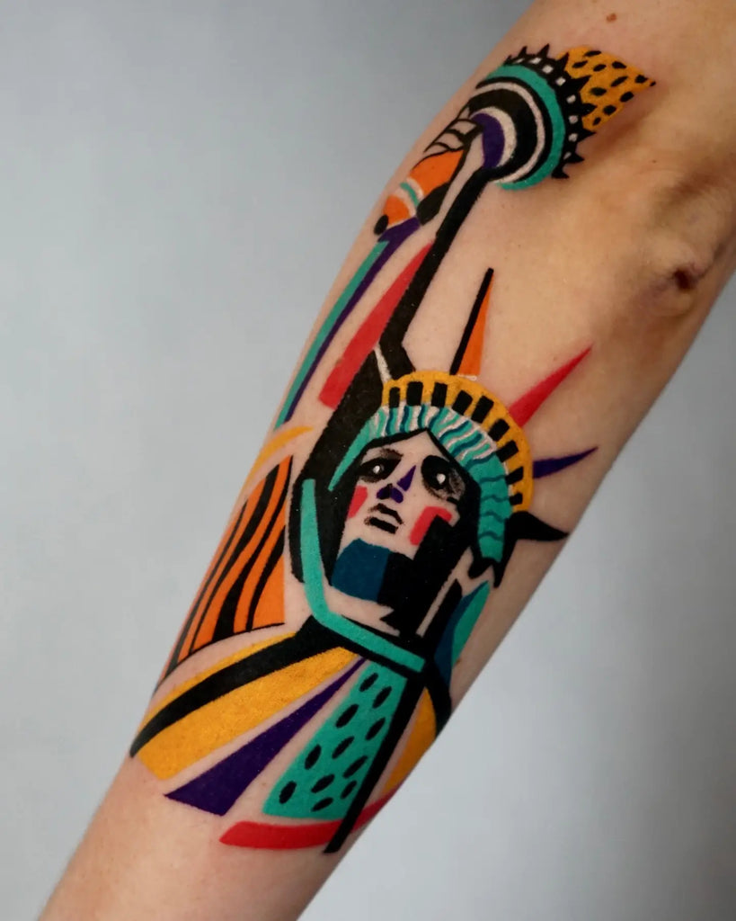 Statue of Liberty Tattoo Ideas 0026