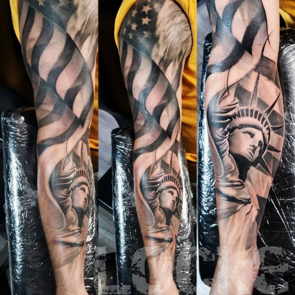 Statue of Liberty Tattoo Ideas 0036