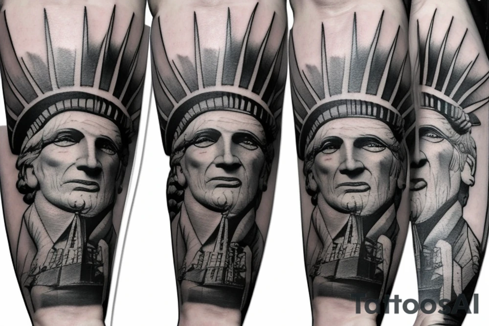 Statue of Liberty Tattoo Ideas 0037