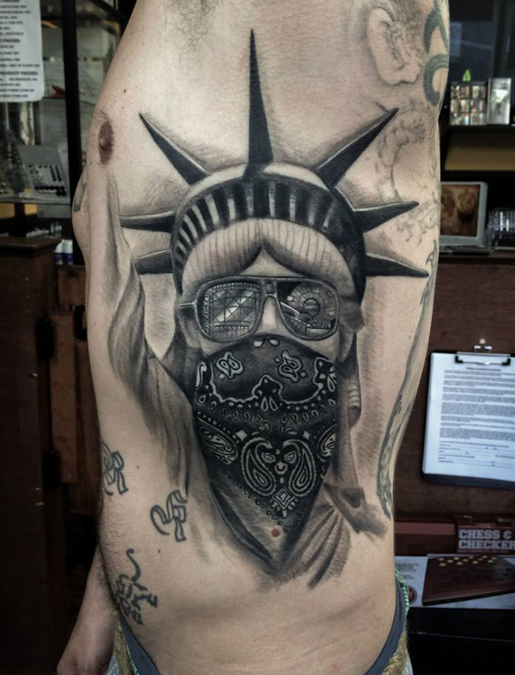 Statue of Liberty Tattoo Ideas 0038