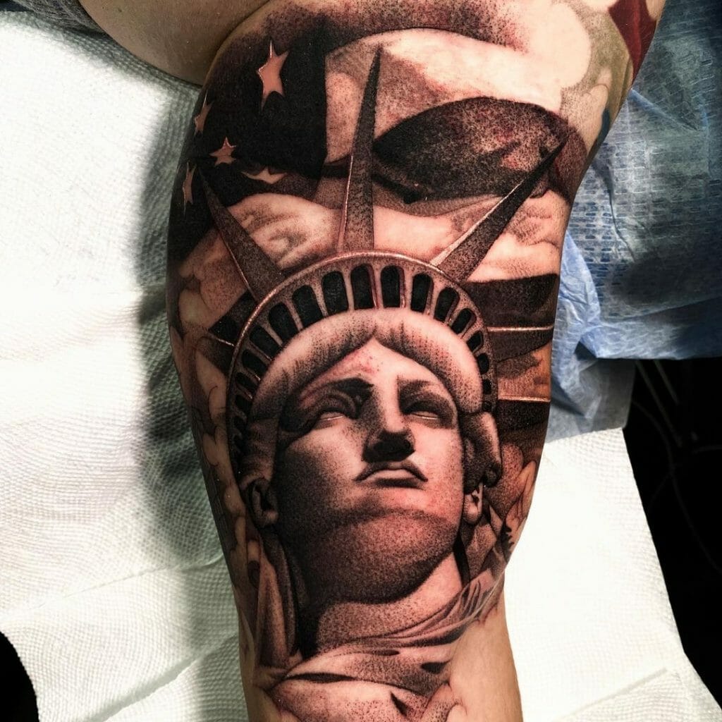 Statue of Liberty Tattoo Ideas 0041