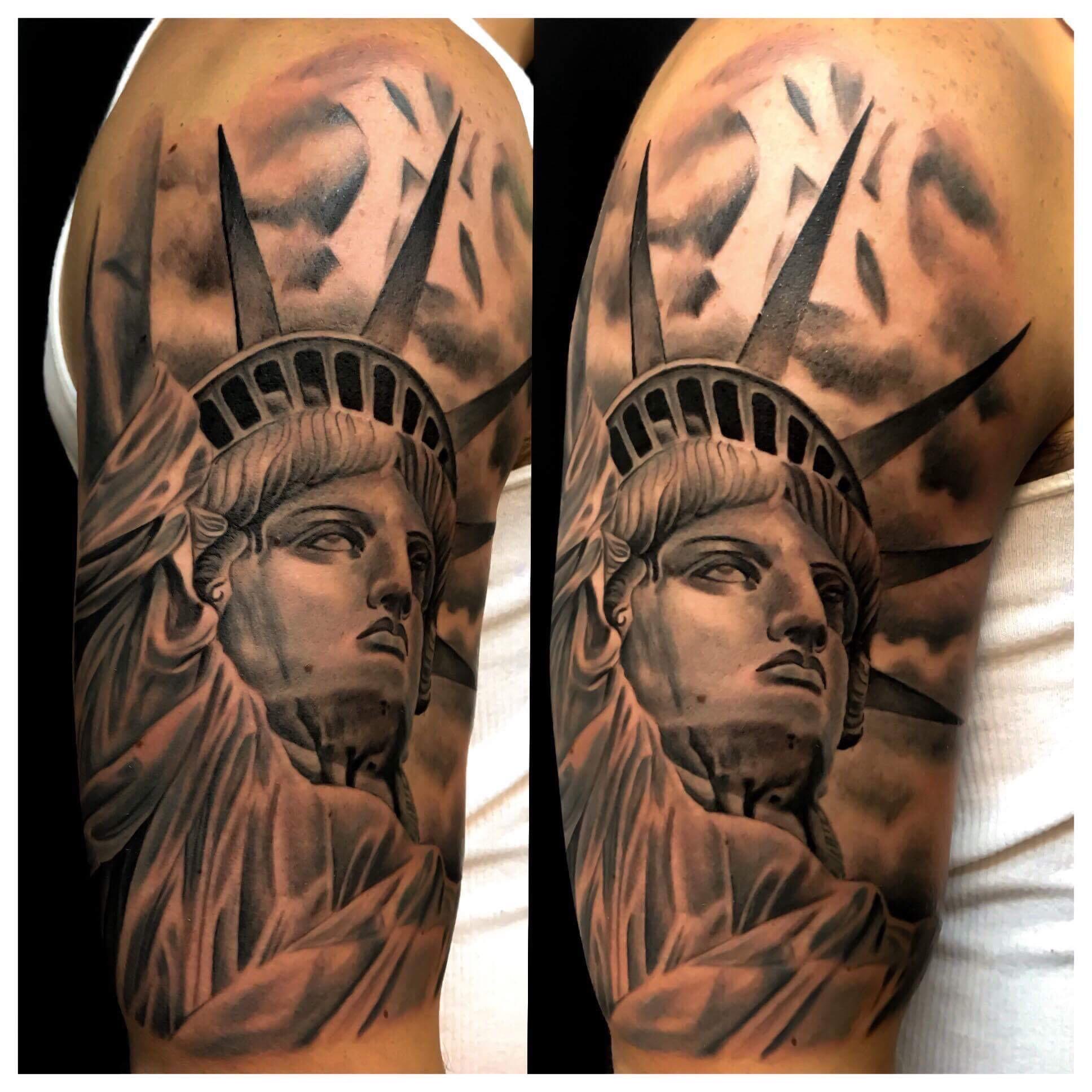 Statue of Liberty Tattoo Ideas 0042