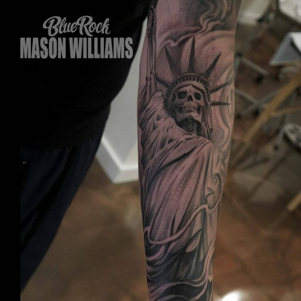 Statue of Liberty Tattoo Ideas 0047