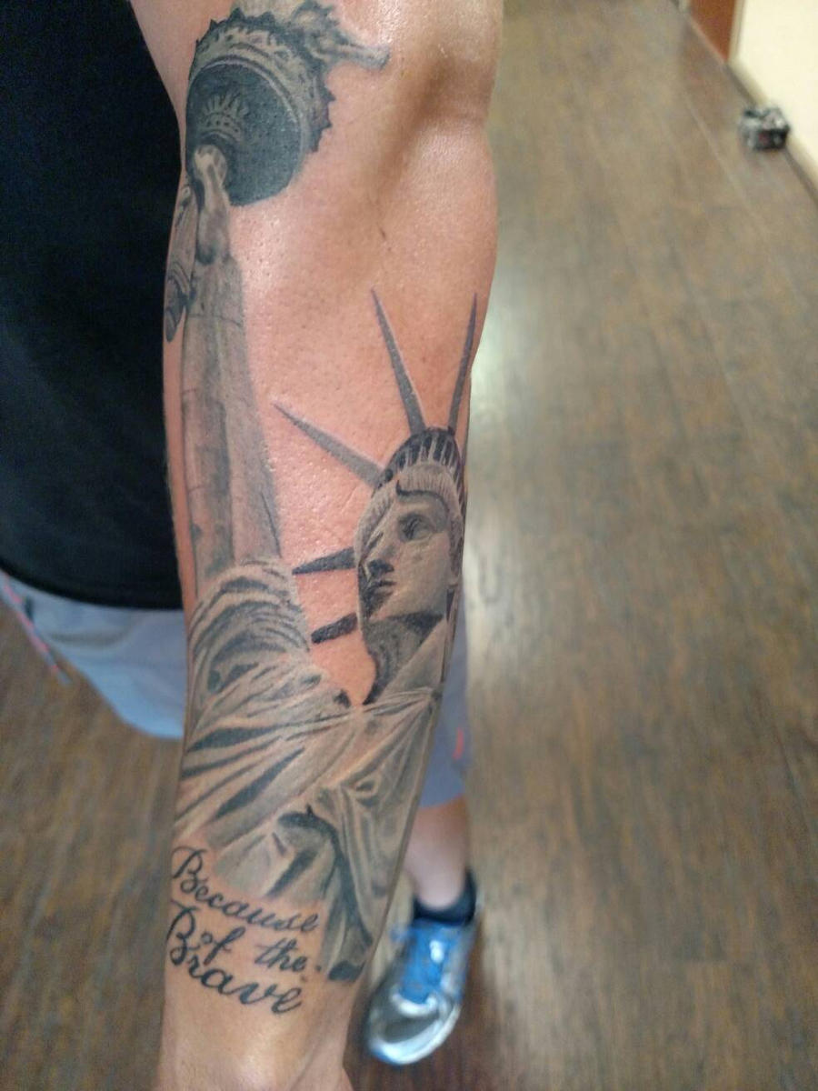 Statue of Liberty Tattoo Ideas 0048