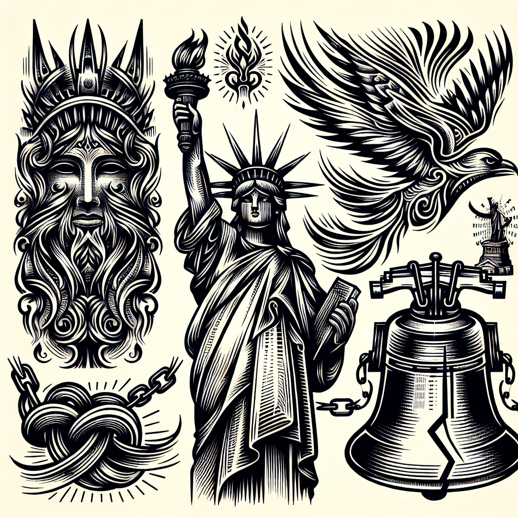 Statue of Liberty Tattoo Ideas 0051