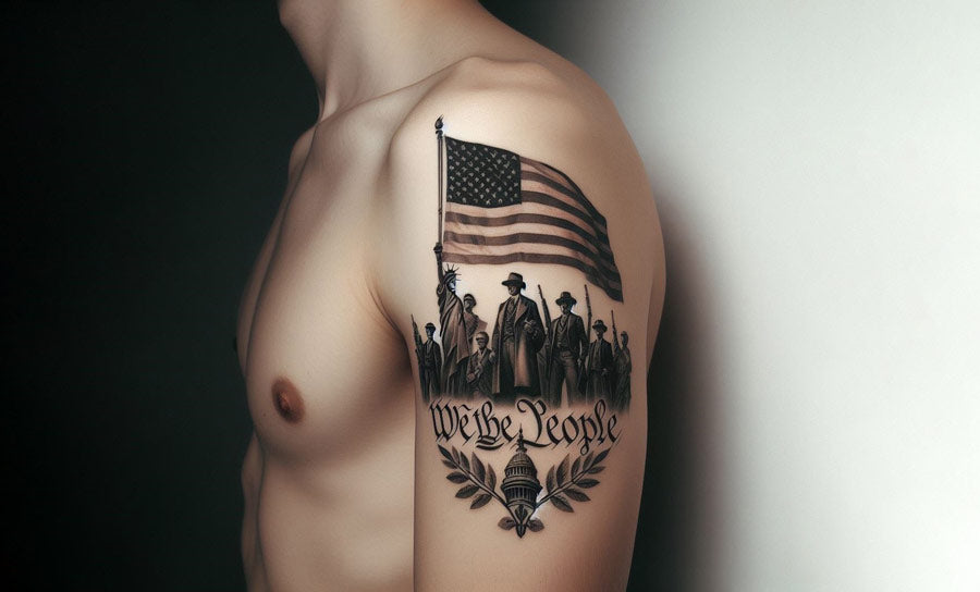 Statue of Liberty Tattoo Ideas 0052