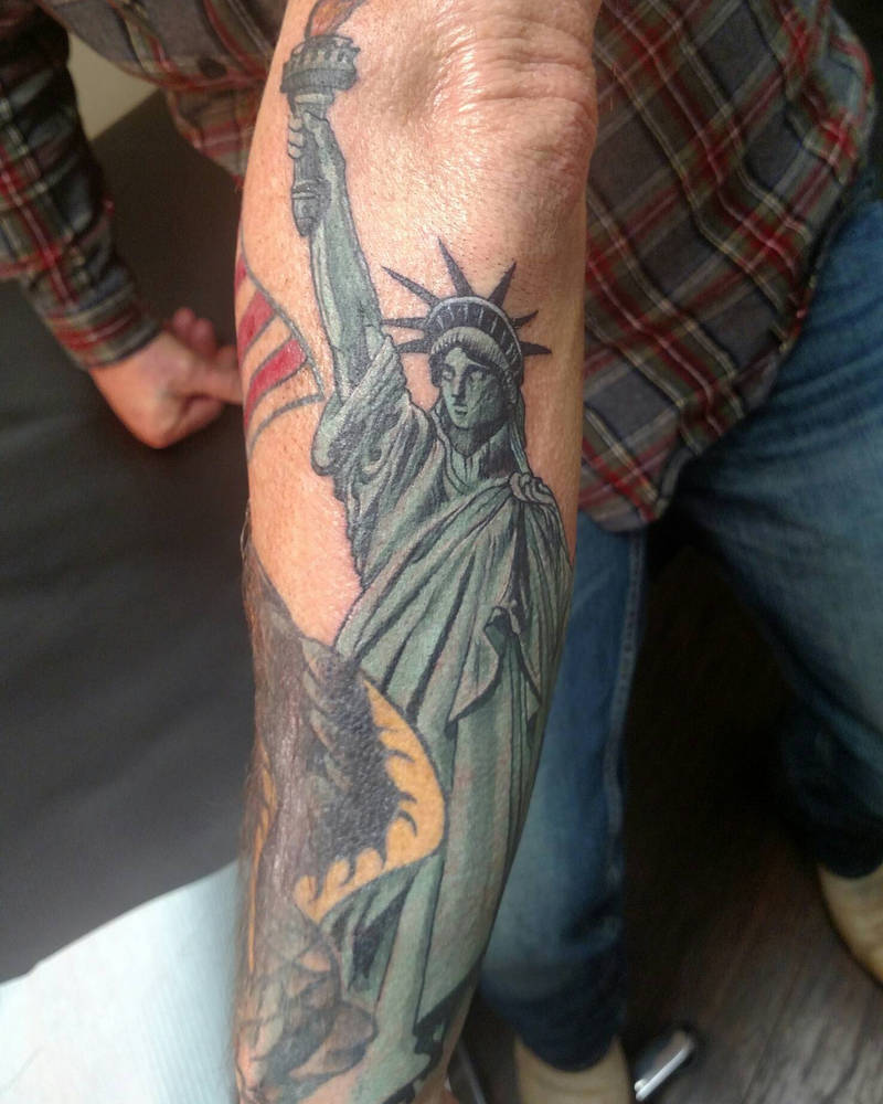 Statue of Liberty Tattoo Ideas 0055