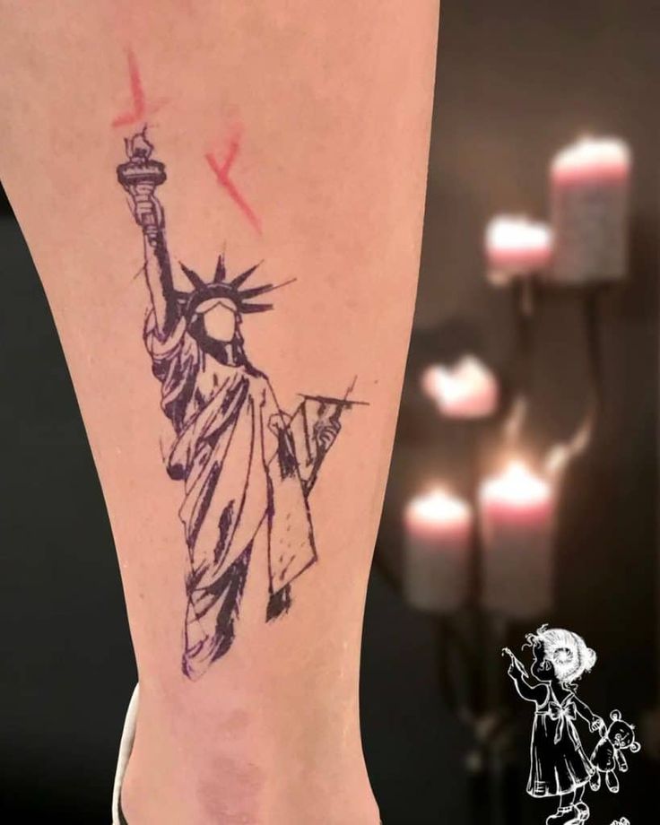 Statue of Liberty Tattoo Ideas 0062