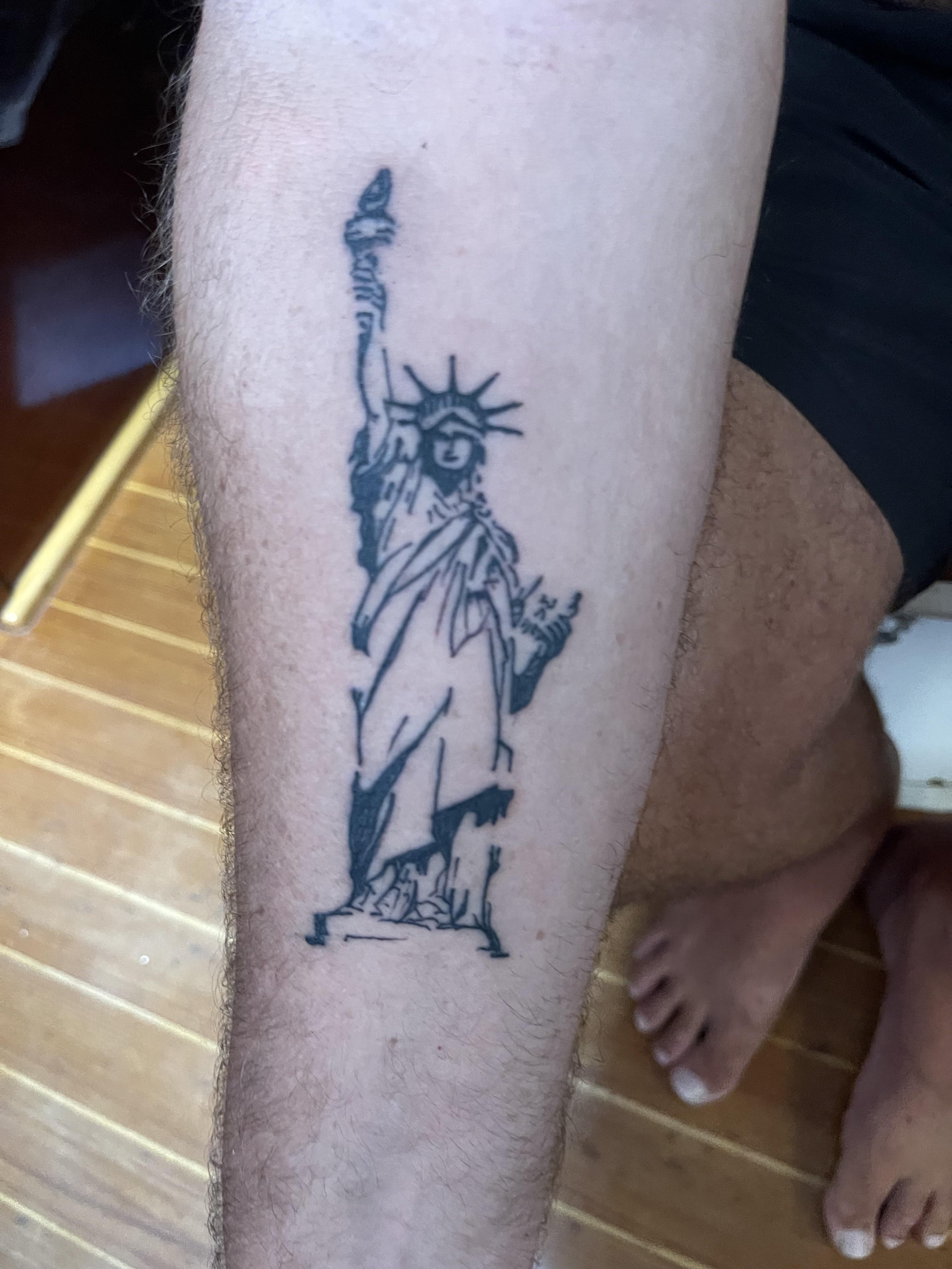 Statue of Liberty Tattoo Ideas 0063