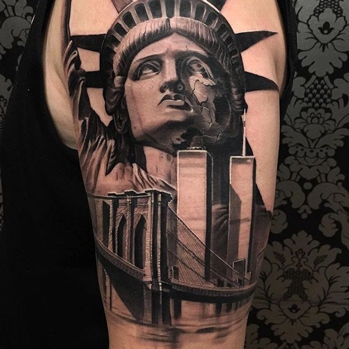 Statue of Liberty Tattoo Ideas 0080