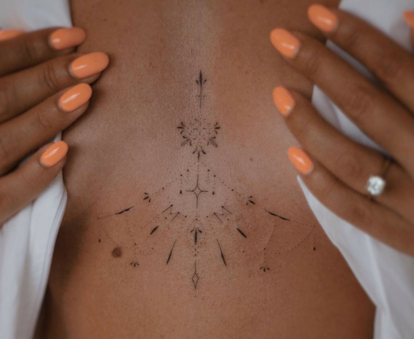 sternum tattoo ideas 0026