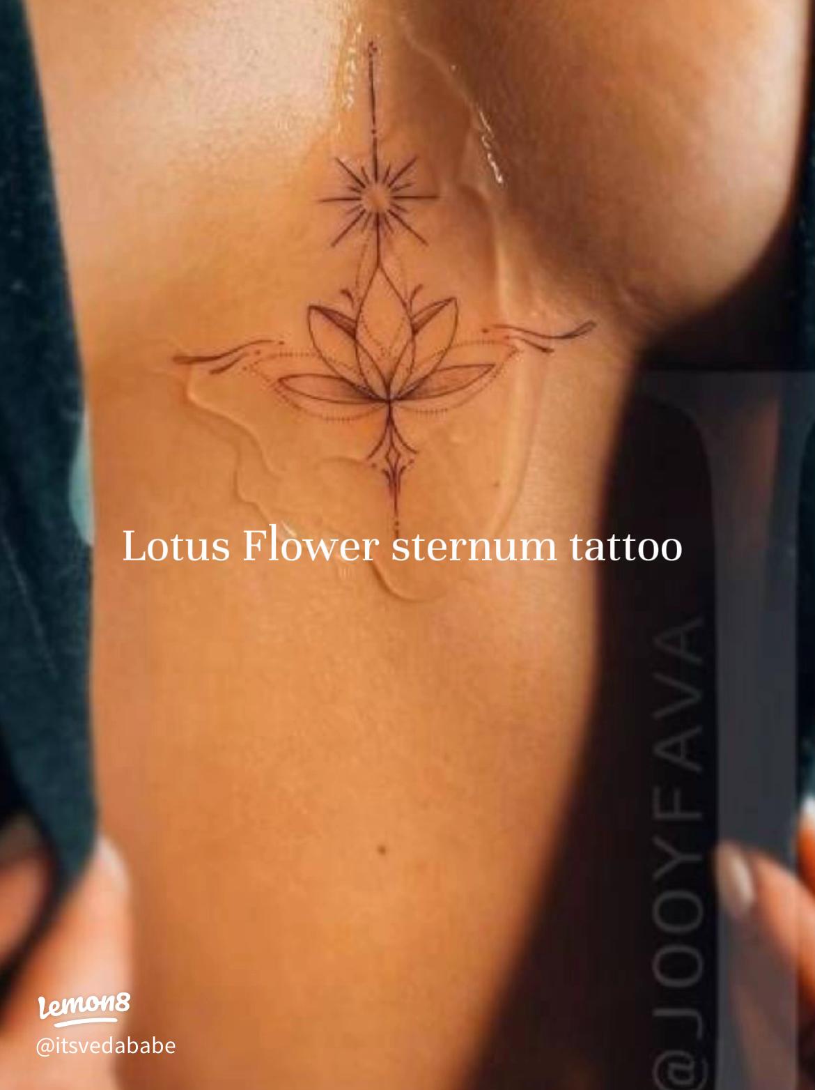 sternum tattoo ideas 0054