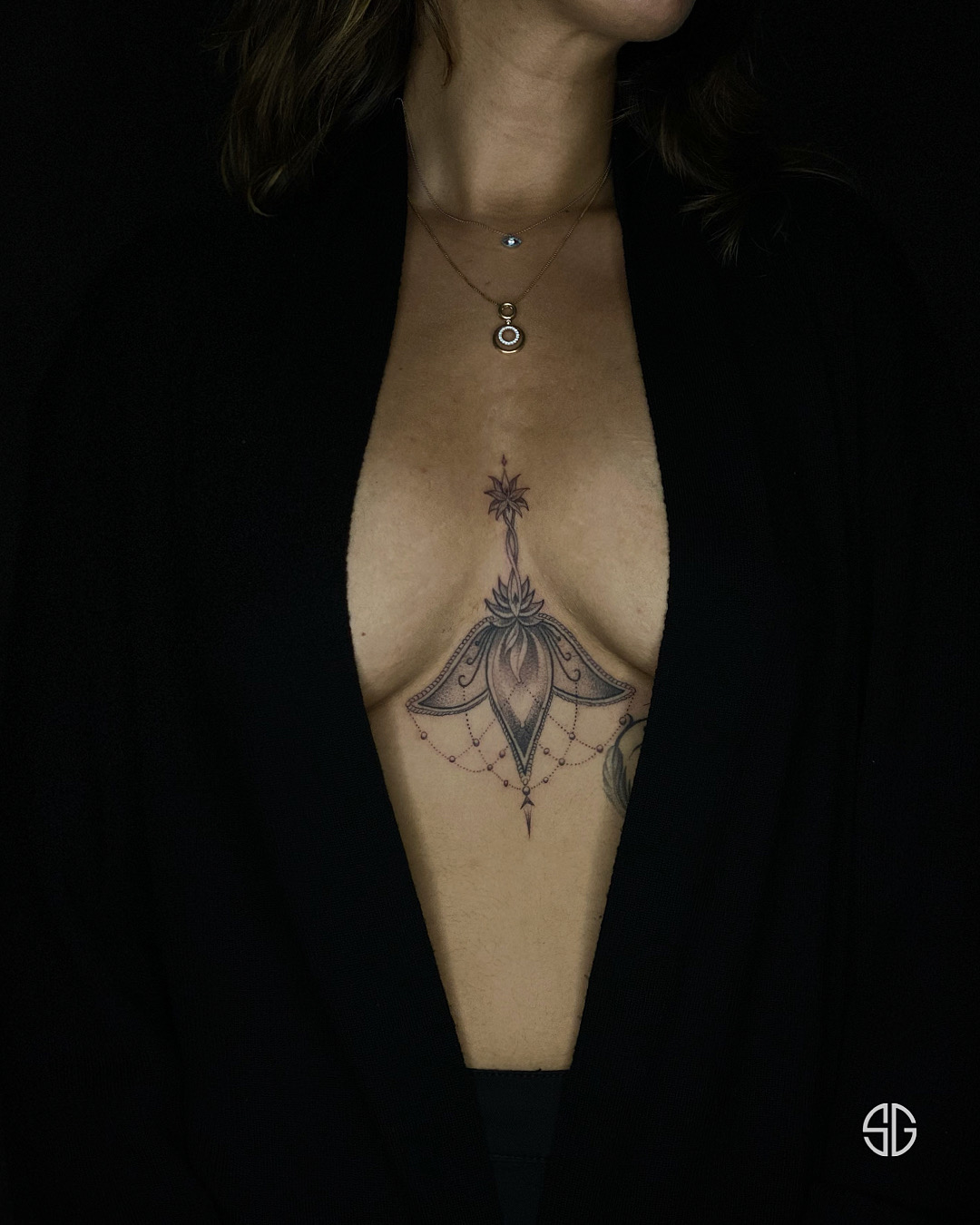 sternum tattoo ideas 0081