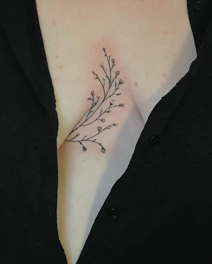 sternum tattoo ideas 0082