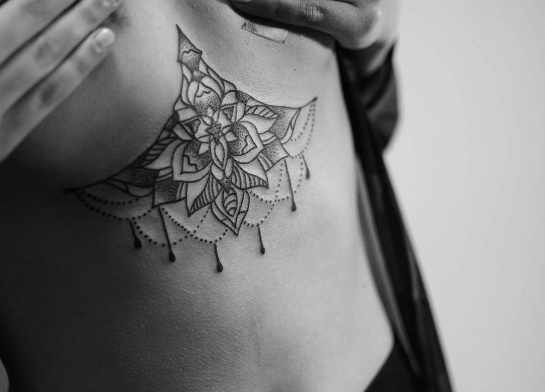 sternum tattoo ideas 0083