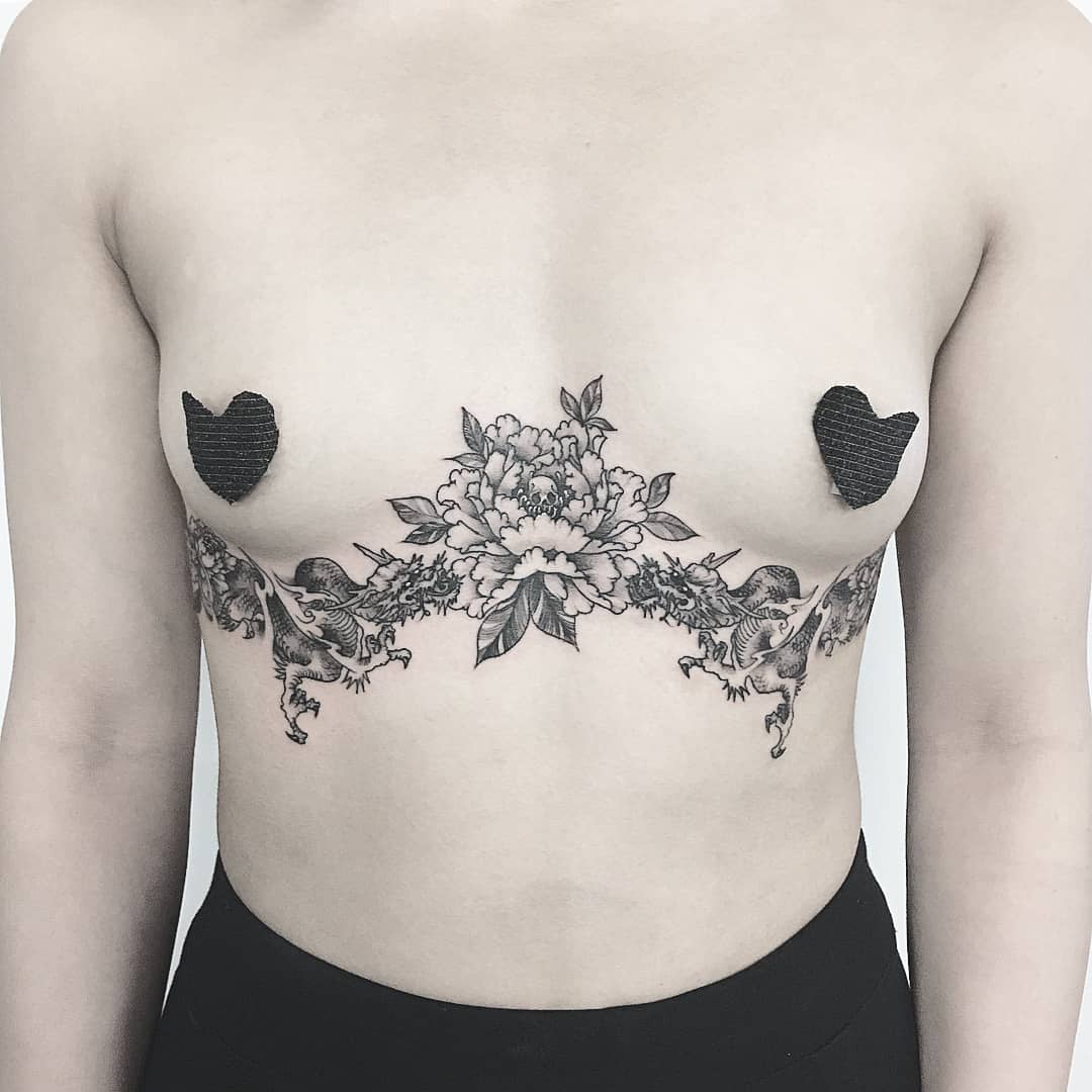 sternum tattoo ideas 0087