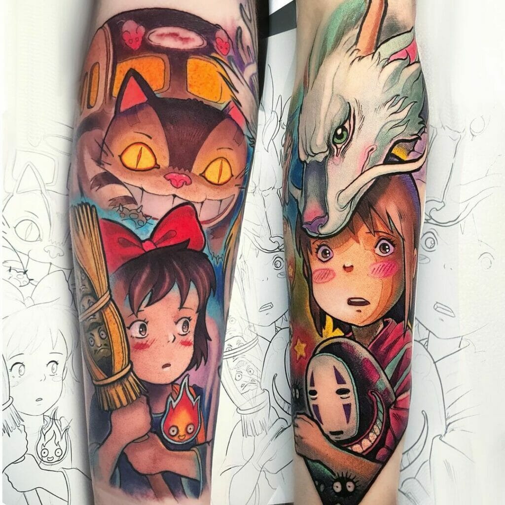 studio Ghibli tattoo ideas 0048