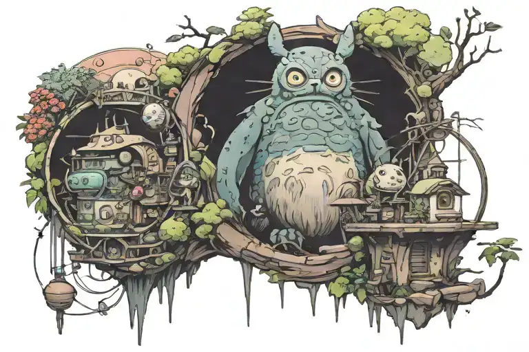 studio Ghibli tattoo ideas 0081