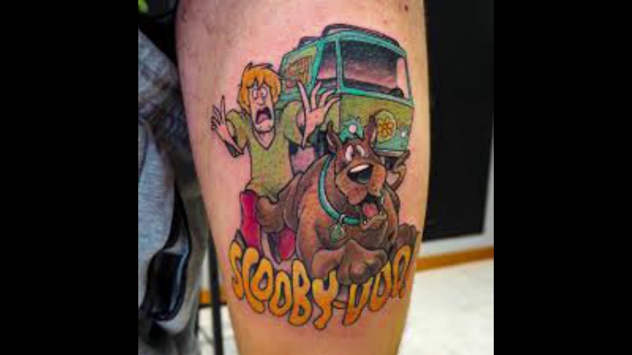 stylish Scooby Doo tattoo placements