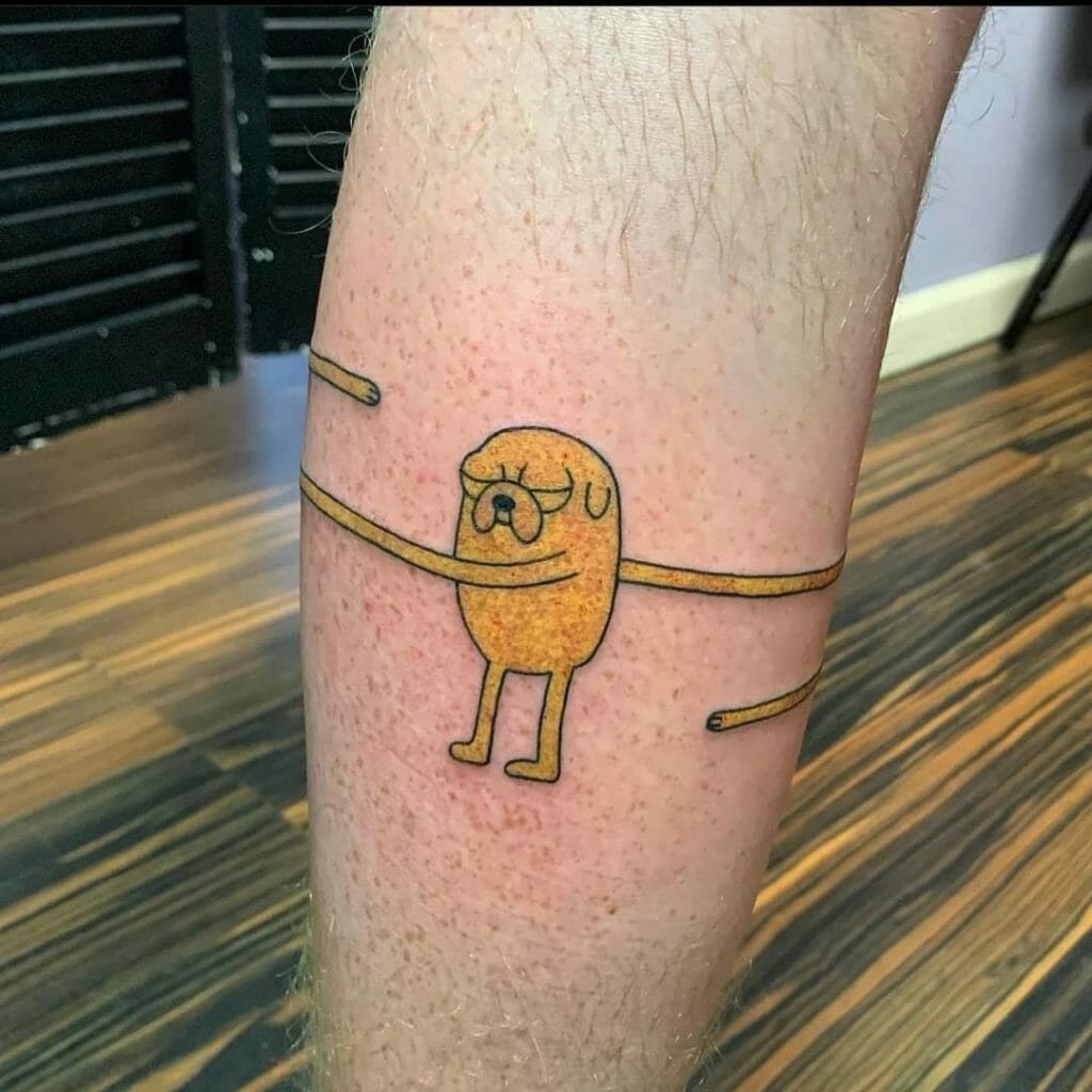 subtle adventure time tattoo styles